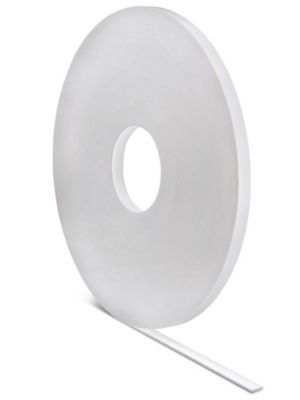 Cinta de espuma blanca de doble cara para trabajo pesado, 1/8 de grosor -  1/2 x 36 yardas para $14.29 En línea