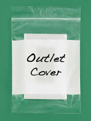 5 x 7" 2 Mil White Block Reclosable Bags S-3796