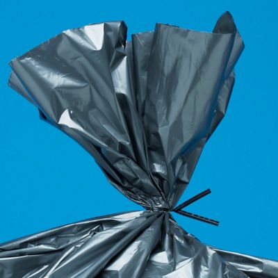 Plastic Pre-Cut Twist Ties - 5", Black S-3810BL