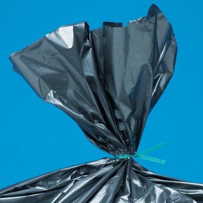 Plastic Pre-Cut Twist Ties - 5, Green S-3810G - Uline