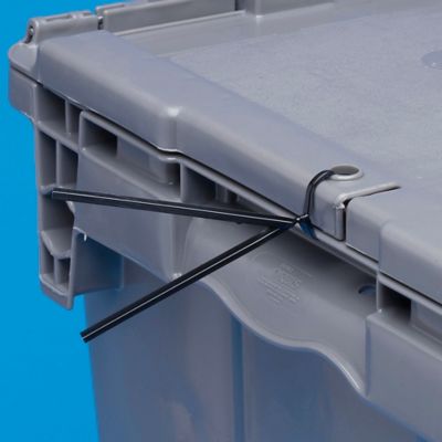 Plastic Pre-Cut Twist Ties - 9", Black S-3811BL