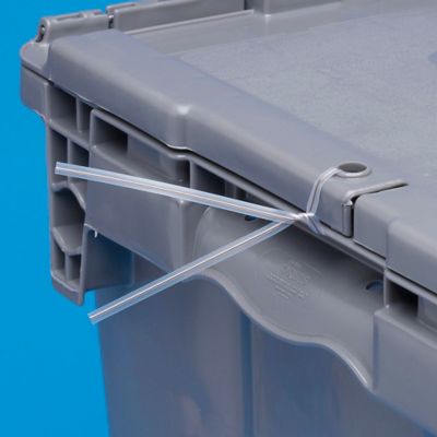 Plastic Pre-Cut Twist Ties - 9", Clear S-3811C