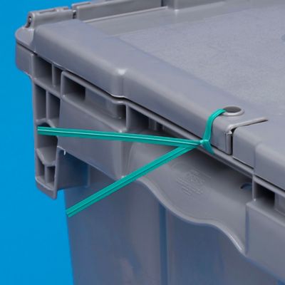 Plastic Pre-Cut Twist Ties - 9", Green S-3811G