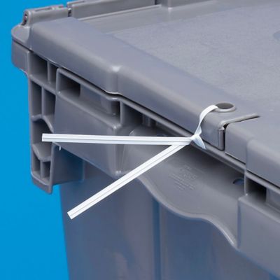 Plastic Pre-Cut Twist Ties - 9", White S-3811W