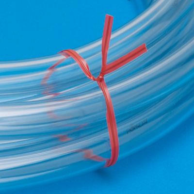 Plastic Pre-Cut Twist Ties - 10", Red S-3812R