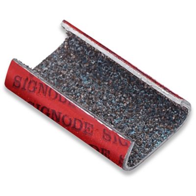 Signode – Joints abrasifs pour feuillard en polyester et polypropylène – 1/2 x 1 1/8 po