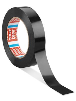 Masking Tape - 1 x 60 yds, Black - ULINE - 12 Rolls - S-2490BL