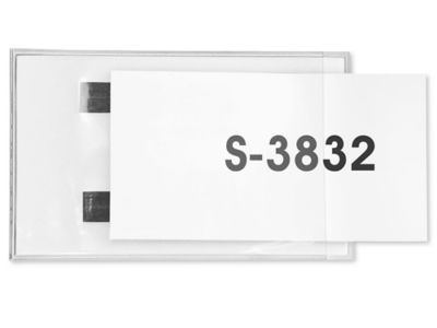 Magnetic Vinyl Envelopes - 3 x 5 S-3832 - Uline