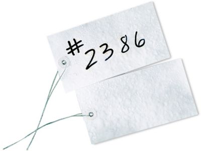 Uline White Tyvek® Tags