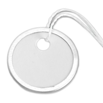 Metal Rim Tags - 1" Circle S-3863