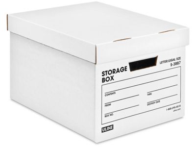 Clear Storage Boxes - 18 x 12 x 7 S-14598 - Uline