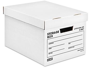 Heavy Duty Storage File Boxes - 15 x 12 x 10" S-3887