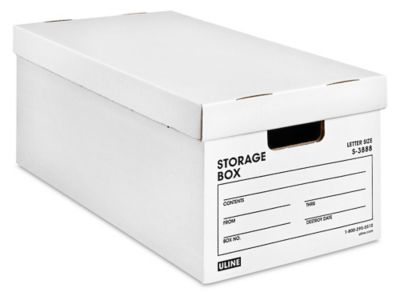 Clear Storage Boxes - 18 x 12 x 12 S-14599 - Uline