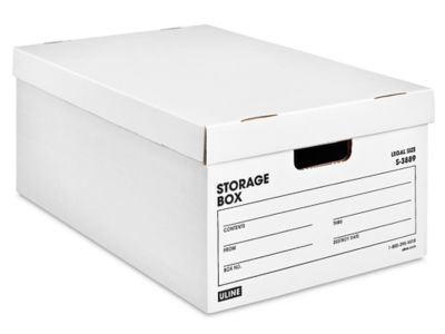 Economy File Storage Boxes with Lid, 24 x 15 x 10