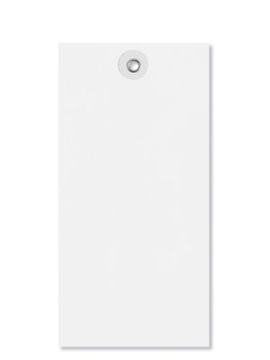  White Tyvek<sup>&reg;</sup> Tags - #7, 5 3/4 x 2 7/8"