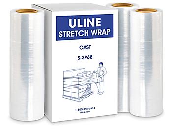 Uline Stretch Wrap - Cast, 120 gauge, 18" x 1,000' S-3968