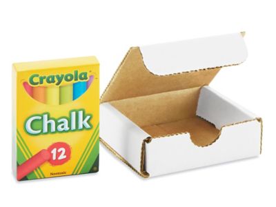 3 x 3 x 1" White Indestructo Mailers S-409
