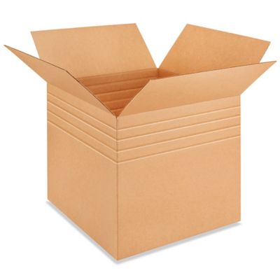 24 x 24 x 24" Multi-Depth Corrugated Boxes S-4115