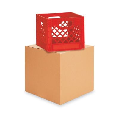 Boîtes de carton ondulé – 14 x 10 x 10 po, blanc S-16457 - Uline