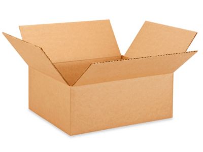 One-Piece Corrugated Shoe Boxes - 13 x 8 x 5, Kraft - ULINE - Bundle of 25 - S-17335