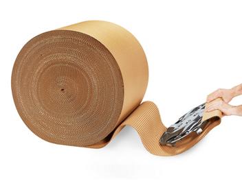 Corrugated Wrap Roll - A Flute, 18" x 250' S-414