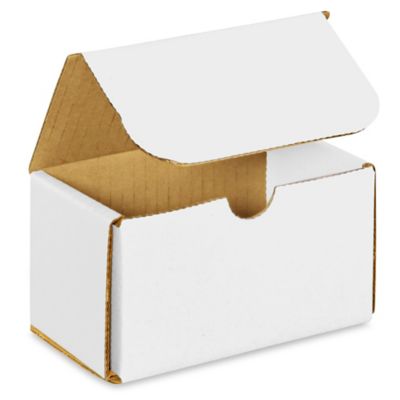 5 x 3 x 3" White Indestructo Mailers S-418