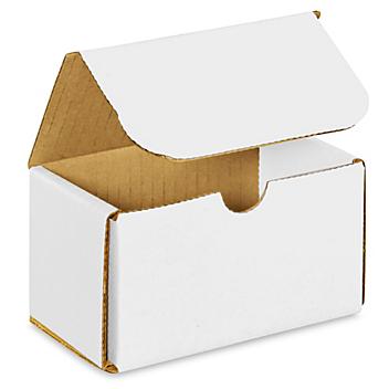 5 x 3 x 3" White Indestructo Mailers S-418
