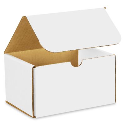 6 1/2 x 4 7/8 x 3 3/4" White Indestructo Mailers S-420