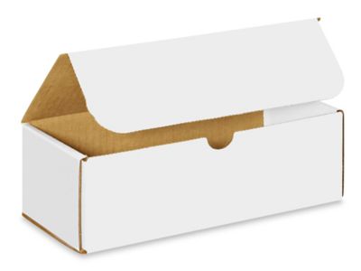 9 x 4 x 3" White Indestructo Mailers S-433