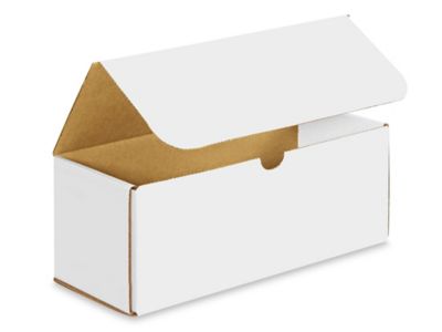 10 x 4 x 4" White Indestructo Mailers S-434