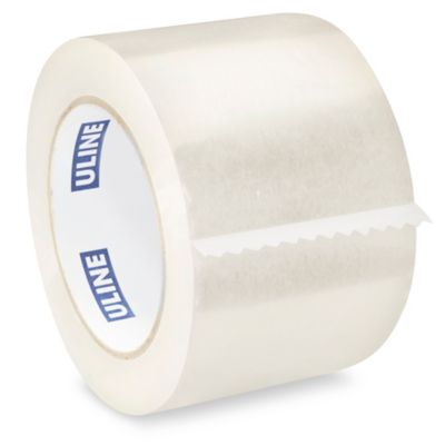 Uline Industrial Tape - 2 Mil, 3" x 110 yds, Clear