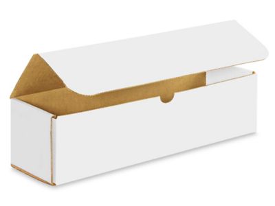 13 1/2 x 3 1/2 x 3 1/2" White Indestructo Mailers S-446