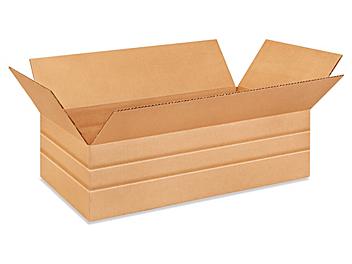 24 x 12 x 6" Multi-Depth Corrugated Boxes S-4473