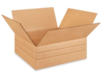 16 x 16 x 6" Multi-Depth Corrugated Boxes S-4495