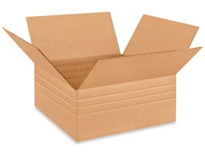 14 x 14 x 6" Multi-Depth Corrugated Boxes S-4531