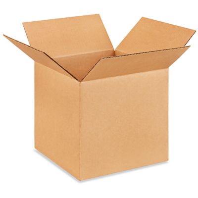 10 x 10 x 10" 275 lb Heavy Duty Corrugated Boxes S-4603