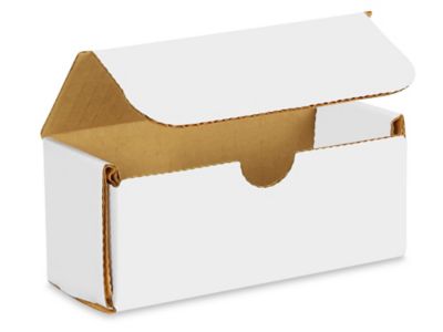 Cajas de 2 Piezas para Ropa - 24 x 14 x 4, Blancas Brillosas, 61 x 36 x 10  cm S-8559 - Uline