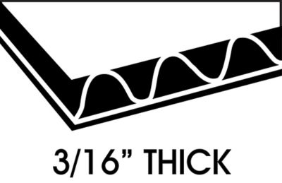 Single Wall Box: 3/16 in. Thick