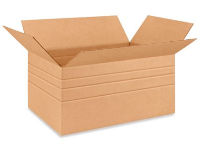 24 x 16 x 12" Multi-Depth Corrugated Boxes S-4765