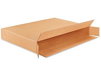 S-4947 – Boîtes de carton ondulé à ouverture latérale et rabat complet – 36 x 5 x 24 po, 200 lb