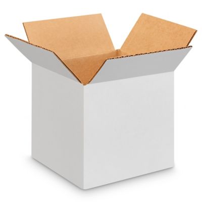 Partners Brand White Corrugated Boxes 12 x 9 x 4, Bundle of 25