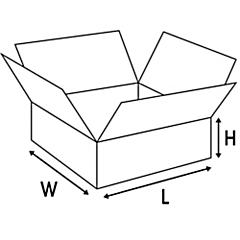 Corrugated Plastic Boxes - 16 x 12 x 12 S-18329 - Uline