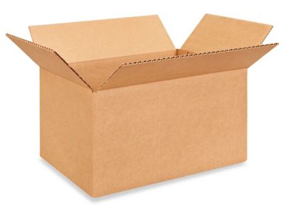 Cardboard Boxes, 12 x 8 x 6 Inches, Single Wall 32 ECT, Kraft Corrugated