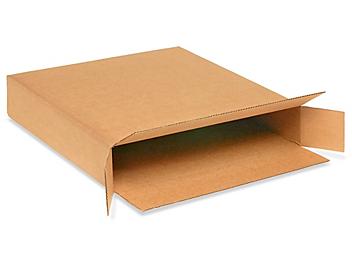 S-4998 – Boîtes de carton ondulé à ouverture latérale et rabat complet – 24 x 5 x 24 po, 200 lb