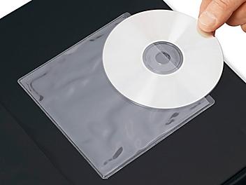 Standard CD Sleeves with Adhesive Back - 5 x 5" S-5005