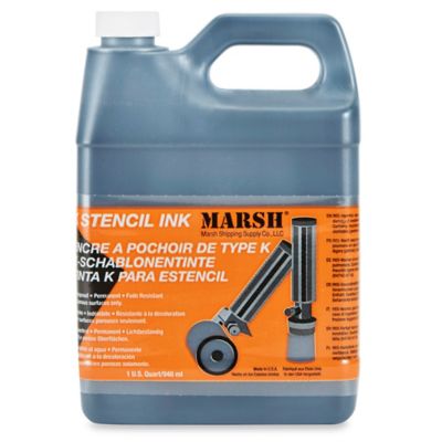 K-1 Stencil Ink - 1 Quart, Black S-501 - Uline