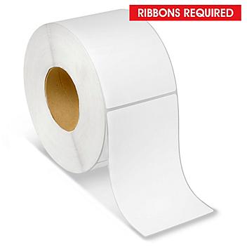 Industrial Thermal Transfer Labels - 4 x 6 1/2", Ribbons Required S-5038