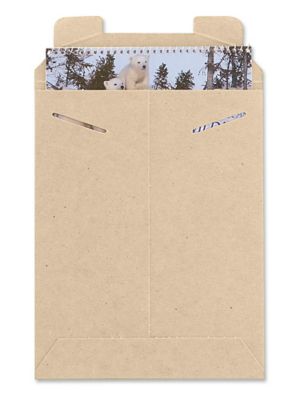Kraft Tab Locking Stayflats&reg; #10 - 7 x 9" S-5062