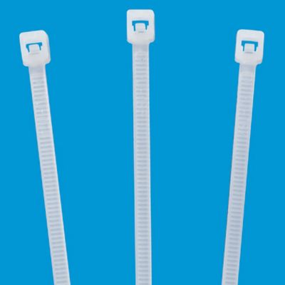 Nylon Natural Cable Ties - 8", 18 lb S-5071