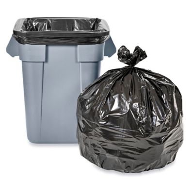 45 Gallon 1.7 MIL Black Trash Bags - 40 x 46 - Pack of 100 - For  Contractor, Industrial, & Commercial